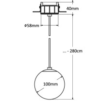 Moon Suspension Trimless